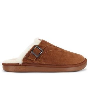 Brunch Amour Suede Shearling - Brown