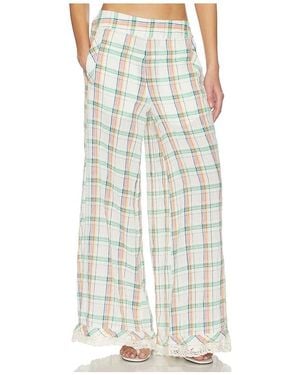 Free People Hour Glass Wide Leg Pant - White