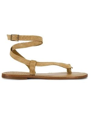 SCHUTZ SHOES Sandale Cleo Flat - Mettallic