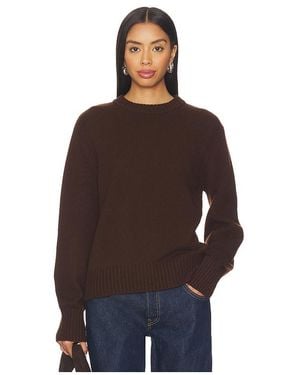ALIGNE Dion Crew Neck Jumper - Brown