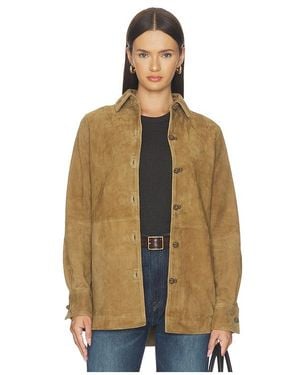 Rohe Suede Pankou Overshirt - Natural