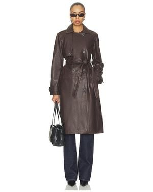AllSaints Okena Trench Coat - Multicolor