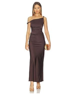 Bec & Bridge Lunetta Twist Strap Dress - Brown