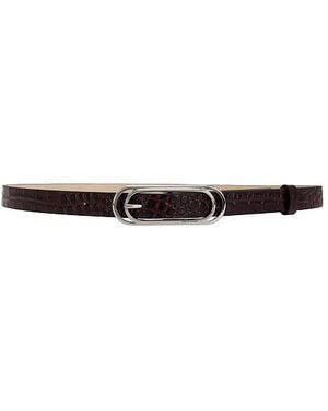 Rag & Bone Rebound Gürtel Dou Rounded - Schwarz