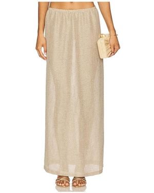 Leset Stella Maxi Skirt - Natural