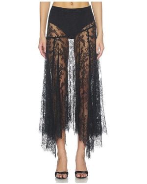 Lovers + Friends Alegra Midi Skirt - Black