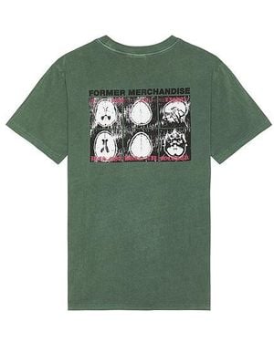 Former Brain Scan Oversized T-Shirt - Green