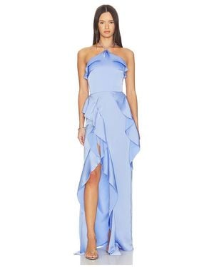 Amanda Uprichard Maxikleid Alessandra - Blau