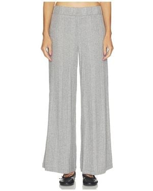 Eberjey Variegated Rib Pant - Grey
