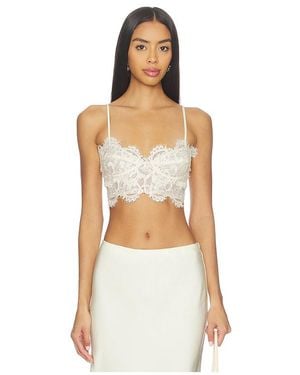 Bardot Linella Lace Bralette En Color Amarillo Limon Talla (También En 8) - Blanco