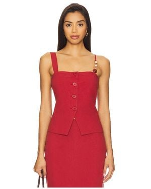4th & Reckless Irisa Top - Red