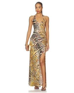 Luli Fama Robe Dos-Nu Tigressa En, Taille Also En Xs, S - Multicolore