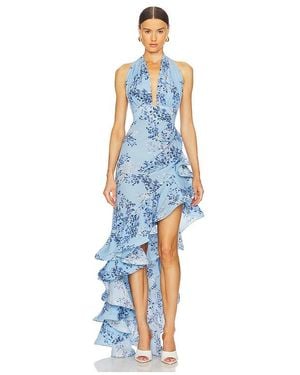Bronx and Banco Bronte Poppy Maxi Dress - Blue