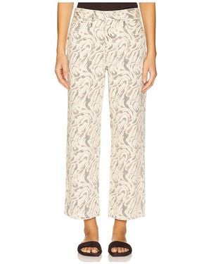 Amo Denim Billie Wide Leg Jeans - White