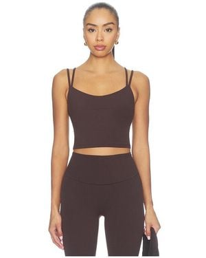 Beyond Yoga Glowzone Strappy Cropped Tank Top - Black