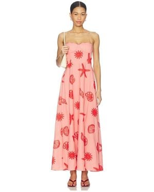 Saylor Cassia Dress - White