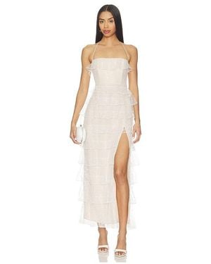 MAJORELLE Leah Gown - White