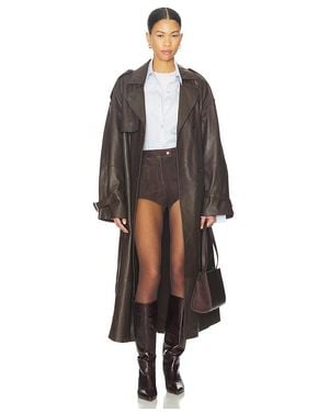 AllSaints Abrigo Reed Mac En Color Marrón Talla (También En S) - Negro