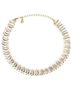 Ettika Metal Moderna Necklace - Black