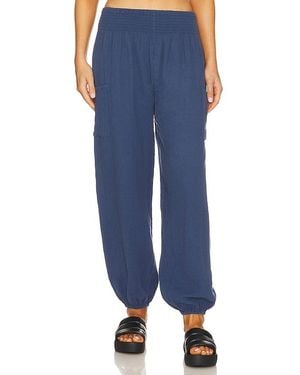 Bobi Cinched Pants - Blue