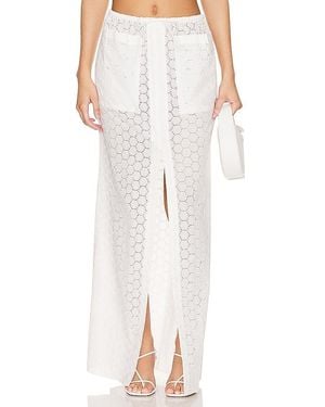 Lovers + Friends Fiona Maxi Skirt - White