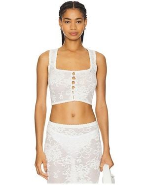 MAJORELLE Narcisa Top - White