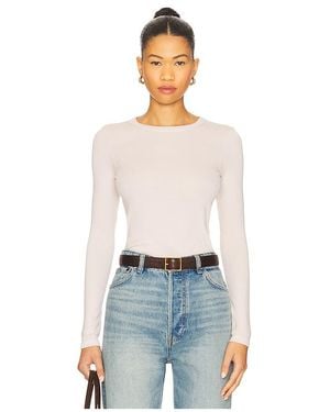 Enza Costa ロングスリーブTシャツ - ホワイト