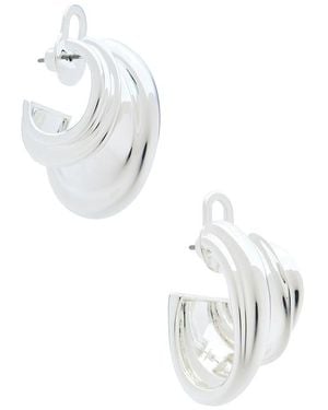 Jenny Bird Leona Hoops - White