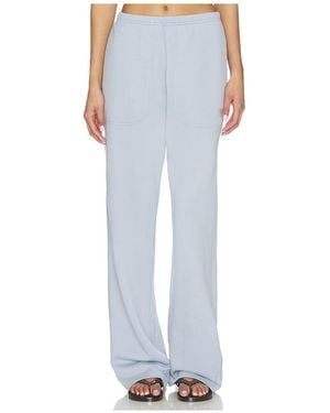 Lunya Silksweats Lightweight Reversible Straight Leg Pant - White