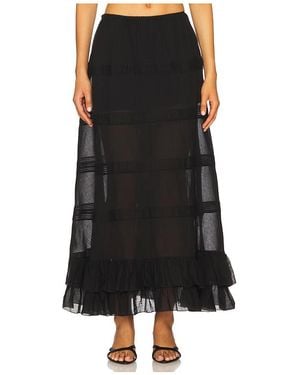 Mirror Palais Falda Maxi En Color Negro Talla (También En M, S, Xs, Xxs)