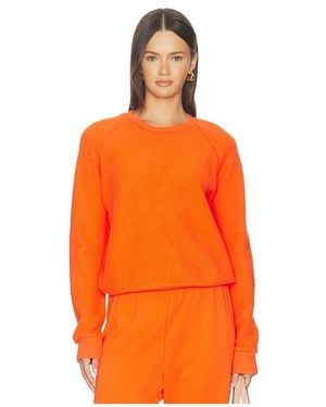 PERFECTWHITETEE Inside-Out Pullover Aus Fleece Ziggy - Orange