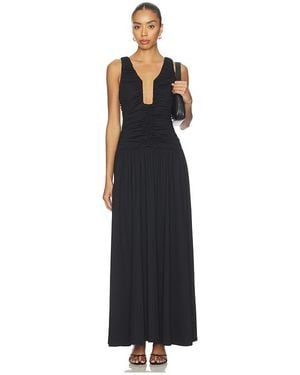 Susana Monaco Low Waist Wire Maxi Dress - Black