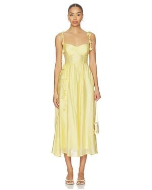 Astr Vestido Halcyon En Color Amarillo Talla (También En S, Xs)