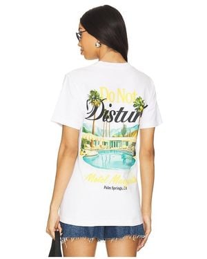 Motel Margarita Do Not Disturb Tee - White