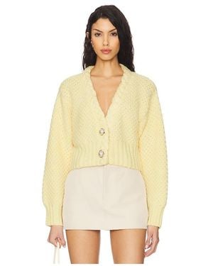 MAJORELLE Phiala Cardigan - Yellow