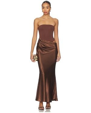 ALL THE WAYS Carrie Maxi Dress - Brown
