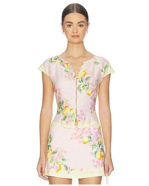 Amanda Uprichard Pinto Top - White