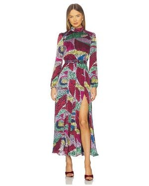 Saloni Maxikleid Jacqui - Rot