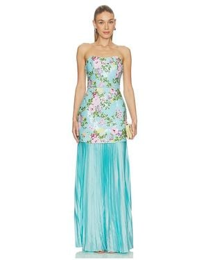 Elliatt Emmeline Strapless Gown - Blue