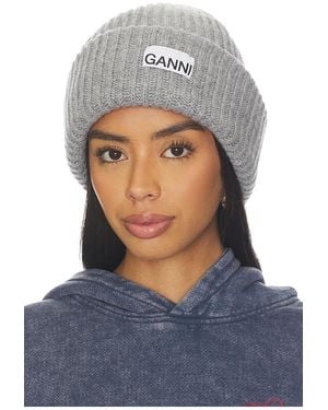 Ganni Rippmütze Structured - Mehrfarbig