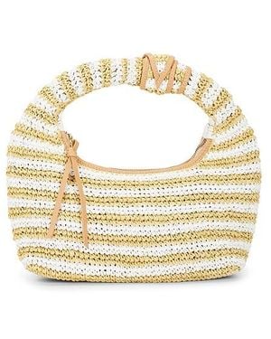 BTB Los Angeles Bolso Hobo Maeve En Color Blanco Talla - Metálico