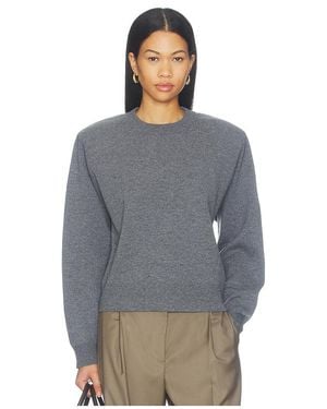 Rohe Statement Shoulder Crewneck Sweater - Blue
