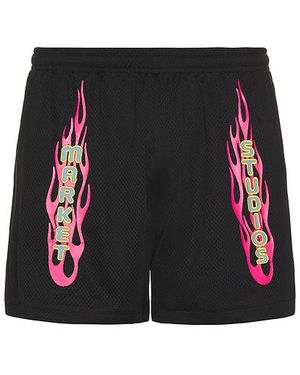 Market V12 Mesh Shorts - Black