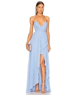 Michael Costello X Revolve Ale Gown - Blue