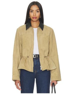 ALIGNE Mavis Suede Jacket - Blue
