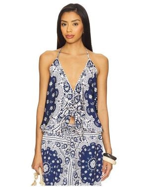 Agua Bendita Winter トップ - ブルー