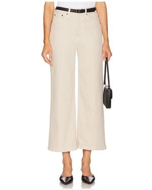 RE/DONE High Rise Wide Leg Crop - Natural