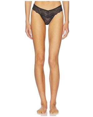 Eberjey Lara Thong - Black