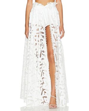 Alexis Dilara Skirt Cape - White