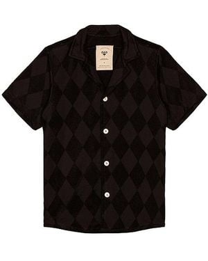 Oas Geknöpftes Hemd - Schwarz